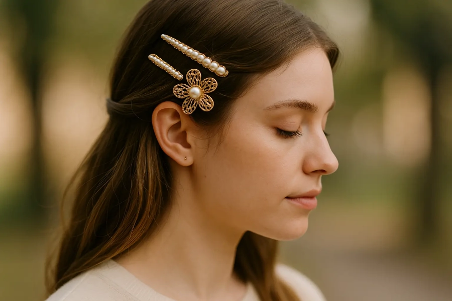 faire tenir des barrettes sur des cheveux fins