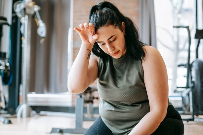femme en stress