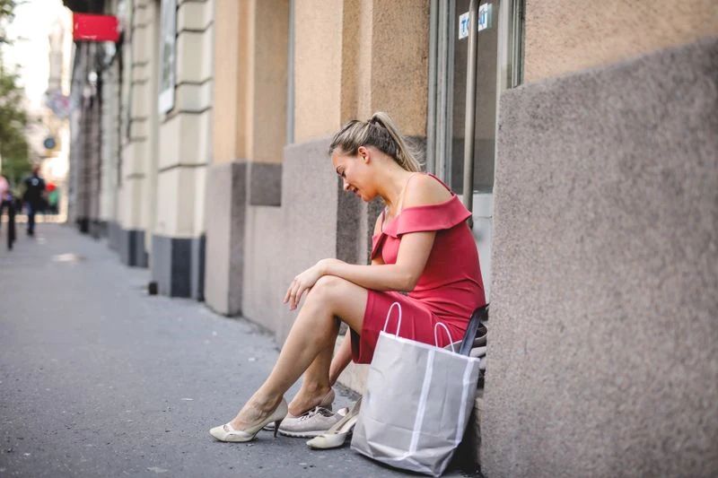 douleurs avec des chaussures neuves